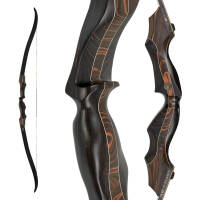 JACKALOPE - Tigerseye - Refined - 66 inches - 30 lbs - Take Down Recurve bow | Right hand