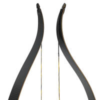 JACKALOPE - Tigerseye - Refined - 66 inches - 30 lbs - Take Down Recurve bow | Right hand