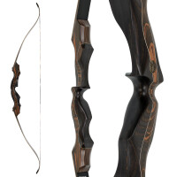 JACKALOPE - Tigerseye XL - Refined - 68 inches - 40 lbs - Take Down Recurve bow | Right hand