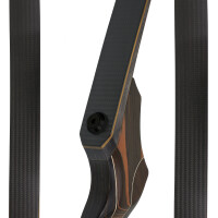 JACKALOPE - Tigerseye XL - Refined - 68 inches - 40 lbs - Take Down Recurve bow | Right hand