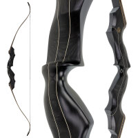 JACKALOPE - Obsidian - Refined Tournament - 62-68 inch - 30-50 lbs - Take Down Recurve bow