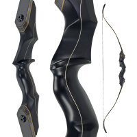 JACKALOPE - Obsidian Hunter - Tournament - 60 inches - 40 lbs - Take down recurve bow | Right hand