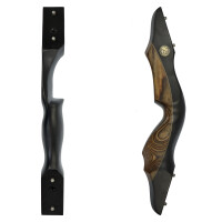 Riser | DRAKE ARCHERY ELITE Chameleon - 17 inches - Right hand | Colour: Cedar Brown