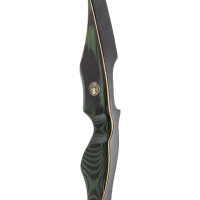 JACKALOPE Malachite Compact - 54 inch - 15-30 lbs - One Piece Recurve bow