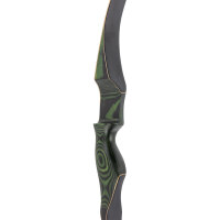 JACKALOPE Malachite Compact - 54 inch - 15-30 lbs - One Piece Recurve bow