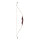 JACKALOPE Red Beryl Compact - 54 inch - 15-30 lbs - One Piece Recurve bow