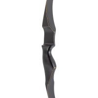 JACKALOPE Obsidian Compact - 54 inch - 15-30 lbs - One Piece Recurve bow
