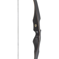 JACKALOPE Obsidian Compact - 54 inch - 15-30 lbs - One Piece Recurve bow