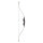JACKALOPE Obsidian Compact - 54 inch - 15-30 lbs - One Piece Recurve bow