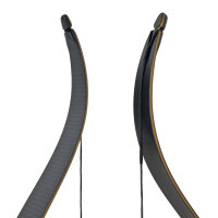 JACKALOPE - Obsidian Hunter - Tournament - 60 inches - 30-50 lbs - Take down recurve bow