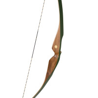 BEAR ARCHERY Green Glass Grizzly - 58 inches - 30-60 lbs - One Piece Recurvebogen