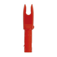 Nock selection - plug-in or pin nock - 6.2mm Plug-in nock: Red