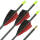 Complete arrow | 41-55 lbs | Carbon Arrow | LithoSPHERE Black - with Feathers | Spine 400 | 32 inches