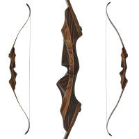 [Available immediately] FALKENHOLZ Essence Rosewood - Take Down Recurve bow 64 inch | 29,8 lbs | Right hand