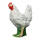 IBB 3D Hen - white