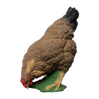 IBB 3D Hen - brown - pecking