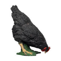 IBB 3D Hen - black - pecking