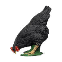 IBB 3D Hen - black - pecking