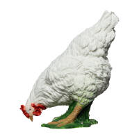 IBB 3D Hen - white - pecking