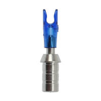 Nock selection - plug-in or pin nock - 6.2mm Pin nock: Blue | Pin bushing: Stainless steel
