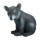 LONGLIFE Baby Bear - black - sitting
