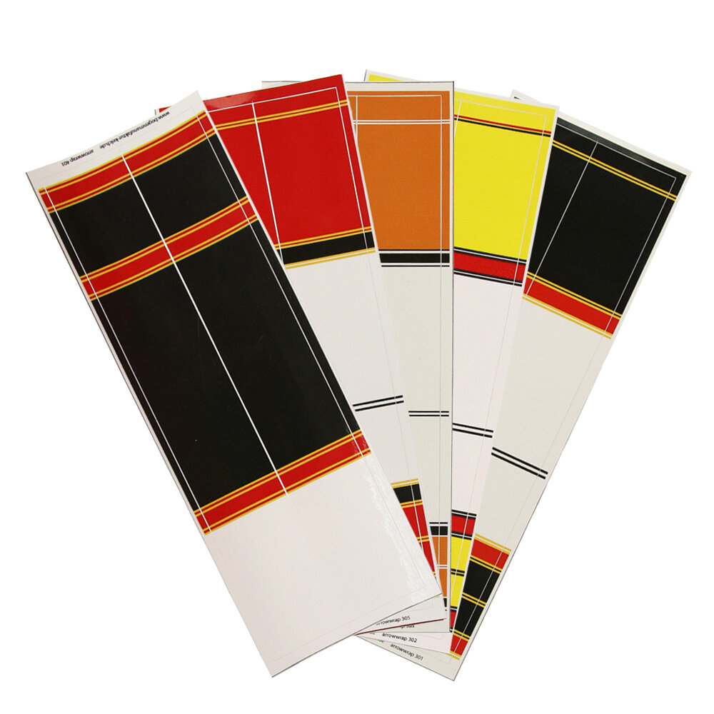 Elevated Archery Arrow Cresting Wraps For Standard Diameter Carbon