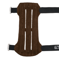 elTORO Traditional Arm Guard short, made from Leather