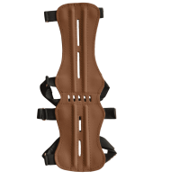 elTORO Traditional Arm Guard Long (32cm) - Smooth Leather, bright
