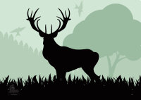 STRONGHOLD Animal Target Face - Deer Silhouette - 59x 84...